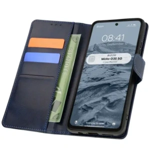 Buy Bizon Case Pocket Motorola Moto G35 5G navy blue - BIZ7036 - {ean13} - Home Screen Store Europe