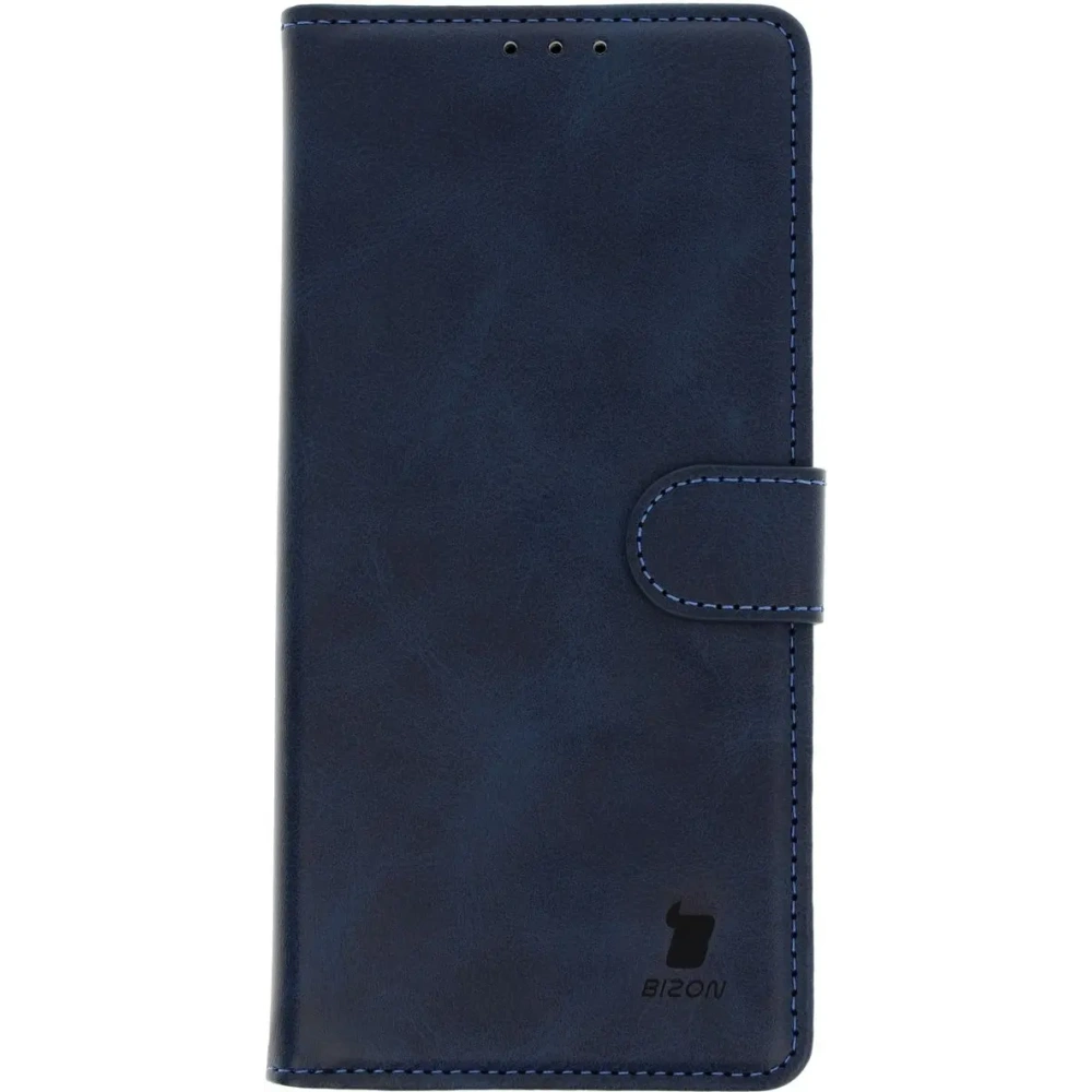 Etui z klapką Bizon Case Pocket do Motorola Moto G35 5G granatowe