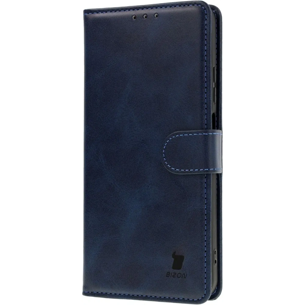 Etui z klapką Bizon Case Pocket do Motorola Moto G35 5G granatowe