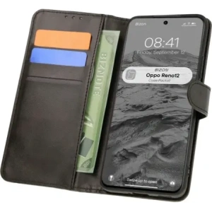Kup Etui z klapką Bizon Case Pocket do Oppo Reno 12 czarne - BIZ7038 - {ean13} - Sklep Home Screen