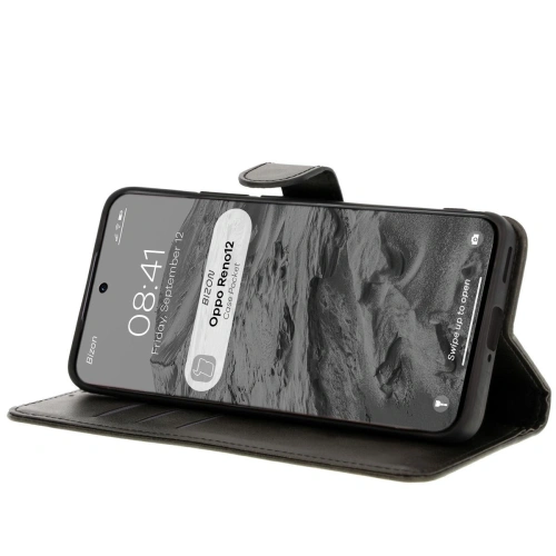 Kup Etui z klapką Bizon Case Pocket do Oppo Reno 12 czarne - BIZ7038 - {ean13} - Sklep Home Screen