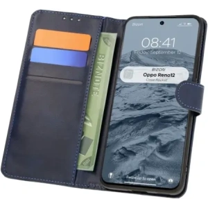 Kup Bizon tok zsebében Oppo Reno 12 tengerészkék - BIZ7039 - {ean13} - Sklep Home Screen