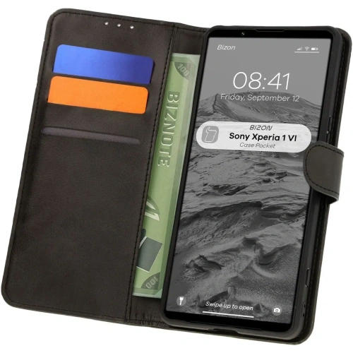 Kup Husă Bizon pentru buzunar Sony Xperia 1 VI neagră - BIZ7041 - {ean13} - Sklep Home Screen