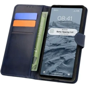 Kup Bizon tok zseb Sony Xperia 1 VI sötétkék - BIZ7042 - {ean13} - Sklep Home Screen