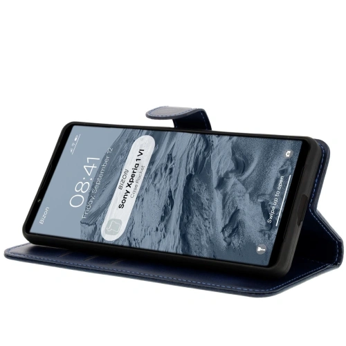 Kup Bizon tok zseb Sony Xperia 1 VI sötétkék - BIZ7042 - {ean13} - Sklep Home Screen