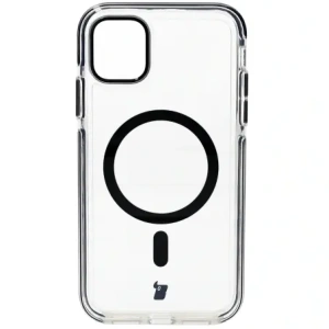 Kup Etui s magnetickým kroužkem Bizon Case Marco pro Apple iPhone 11 průhledné s černým rámečkem - BIZ7043 - {ean13} - Sklep Home Screen