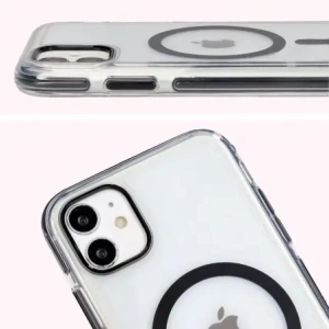 Kup Etui s magnetickým kroužkem Bizon Case Marco pro Apple iPhone 11 průhledné s černým rámečkem - BIZ7043 - {ean13} - Sklep Home Screen