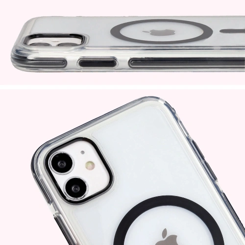 Kup Etui s magnetickým kroužkem Bizon Case Marco pro Apple iPhone 11 průhledné s černým rámečkem - BIZ7043 - {ean13} - Sklep Home Screen
