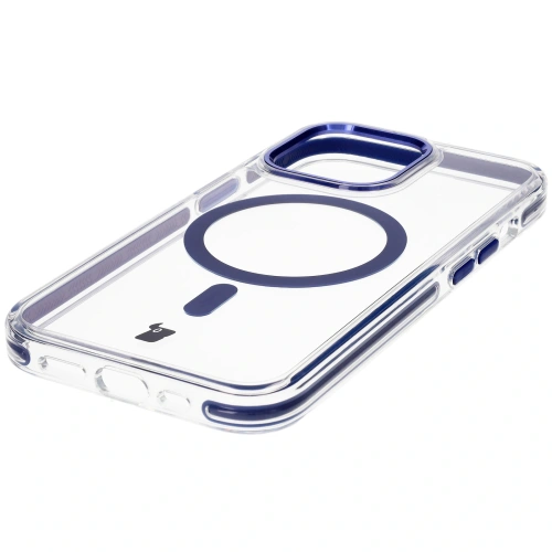 Buy Bizon Case Marco Apple iPhone 13 Pro clear with blue frame - BIZ7044 - {ean13} - Home Screen Store Europe