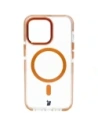 Kup Etui z pierścieniem magnetickým Bizon Case Marco do Apple iPhone 13 Pro průhledné s oranžovým rámem - BIZ7045 - {ean13} - Sklep Home Screen