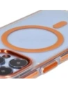 Kup Etui z pierścieniem magnetickým Bizon Case Marco do Apple iPhone 13 Pro průhledné s oranžovým rámem - BIZ7045 - {ean13} - Sklep Home Screen