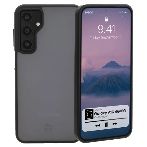Kup Bizon Case Angelo Samsung Galaxy A16 4G/5G füstös fekete kerettel - BIZ7048 - {ean13} - Sklep Home Screen