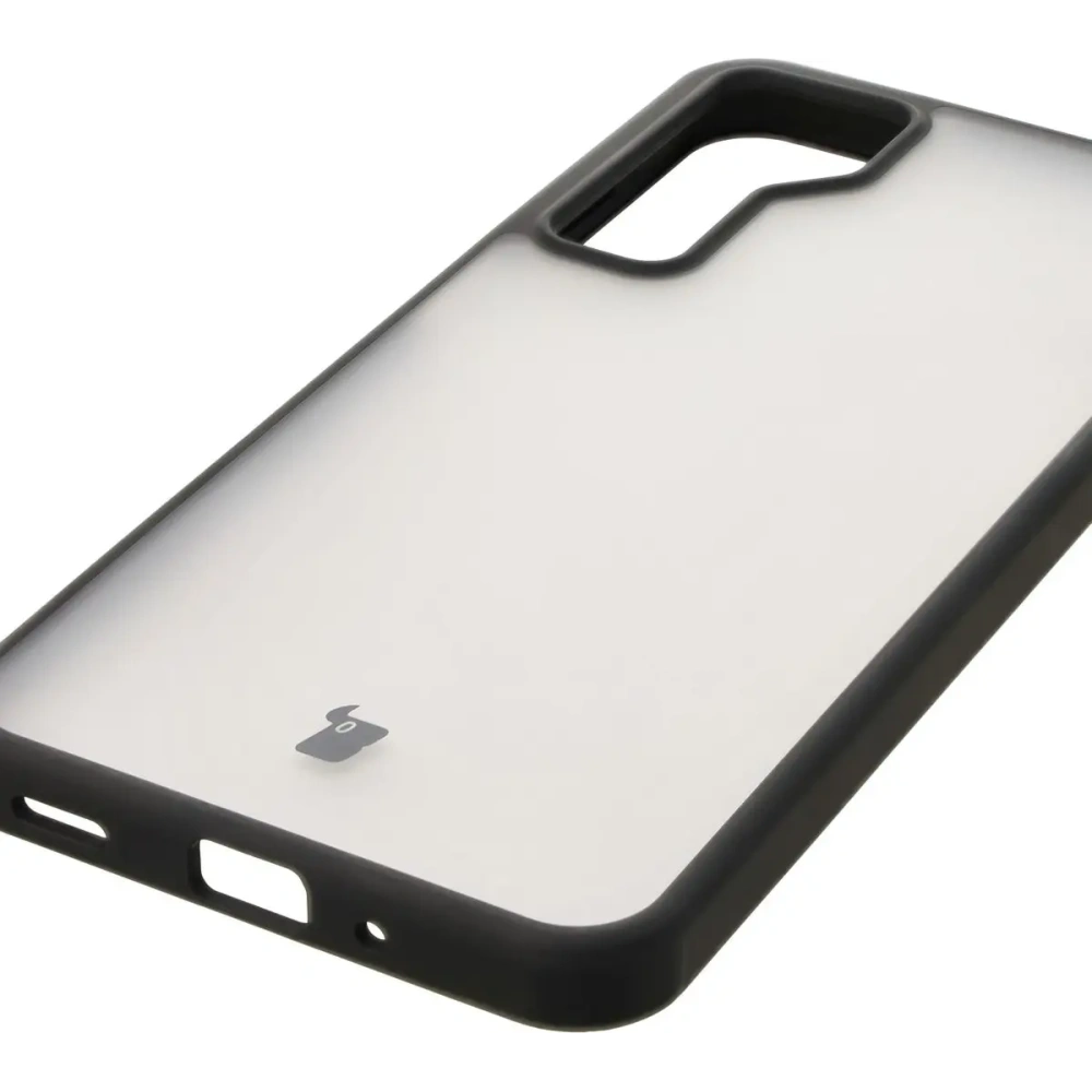 Etui Bizon Case Angelo do Samsung Galaxy A16 4G/5G przydymione z czarną ramką