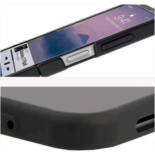 Kup Bizon Case Angelo Samsung Galaxy Z Flip6 fumurii cu un cadru negru - BIZ7050 - {ean13} - Sklep Home Screen