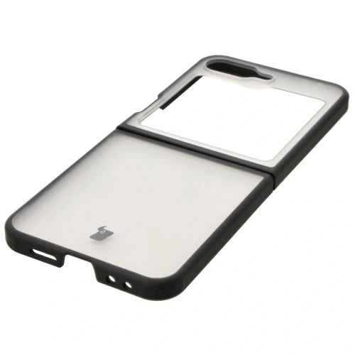 Kup Bizon Case Angelo Samsung Galaxy Z Flip6 fumurii cu un cadru negru - BIZ7050 - {ean13} - Sklep Home Screen