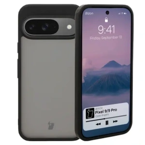 Kup Bizon Case Angelo Google Pixel 9 / 9 Pro rauchig mit einem schwarzen Rahmen - BIZ7051 - {ean13} - Sklep Home Screen