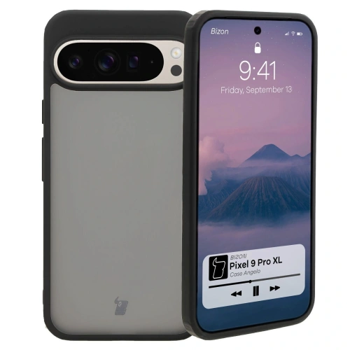 Buy Bizon Case Angelo Google Pixel 9 Pro XL smoky with a black frame - BIZ7052 - {ean13} - Home Screen Store Europe