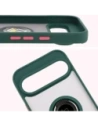 Kup Bizon Case Hybrid Ring Google Pixel 9 / 9 Pro rauchig mit einem dunkelgrünen Rahmen - BIZ7053 - {ean13} - Sklep Home Screen