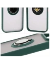 Kup Bizon Case Hybrid Ring Google Pixel 9 / 9 Pro rauchig mit einem dunkelgrünen Rahmen - BIZ7053 - {ean13} - Sklep Home Screen