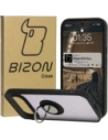 Bizon Case Hybrid Ring Google Pixel 9 / 9 Pro rauchig mit einem schwarzen Rahmen