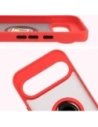 Kup Etui z uchwytem na palec Bizon Case Hybrid Ring do Google Pixel 9 / 9 Pro przydymione z czerwoną ramką - BIZ7055 - {ean13} - Sklep Home Screen