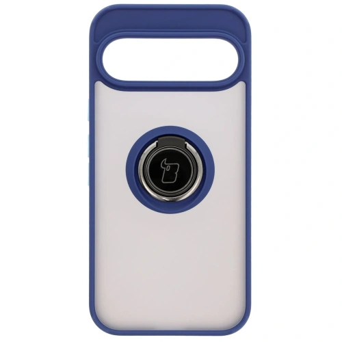 Kup Bizon Case Hybrid Ring Google Pixel 9 / 9 Pro fumos cu un cadru albastru marin - BIZ7056 - {ean13} - Sklep Home Screen