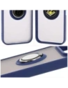 Kup Bizon Case Hybrid Ring Google Pixel 9 / 9 Pro fumos cu un cadru albastru marin - BIZ7056 - {ean13} - Sklep Home Screen