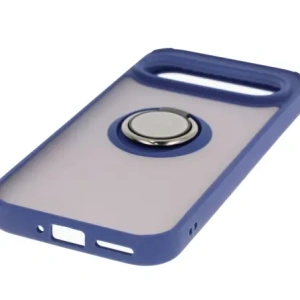 Kup Etui z uchwytem na palec Bizon Case Hybrid Ring do Google Pixel 9 / 9 Pro przydymione z granatową ramką - BIZ7056 - {ean13} - Sklep Home Screen