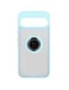 Kup Bizon Case Hybrid Ring Google Pixel 9 / 9 Pro rauchig mit einem hellblauen Rahmen - BIZ7057 - {ean13} - Sklep Home Screen