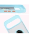 Kup Bizon Case Hybrid Ring Google Pixel 9 / 9 Pro rauchig mit einem hellblauen Rahmen - BIZ7057 - {ean13} - Sklep Home Screen