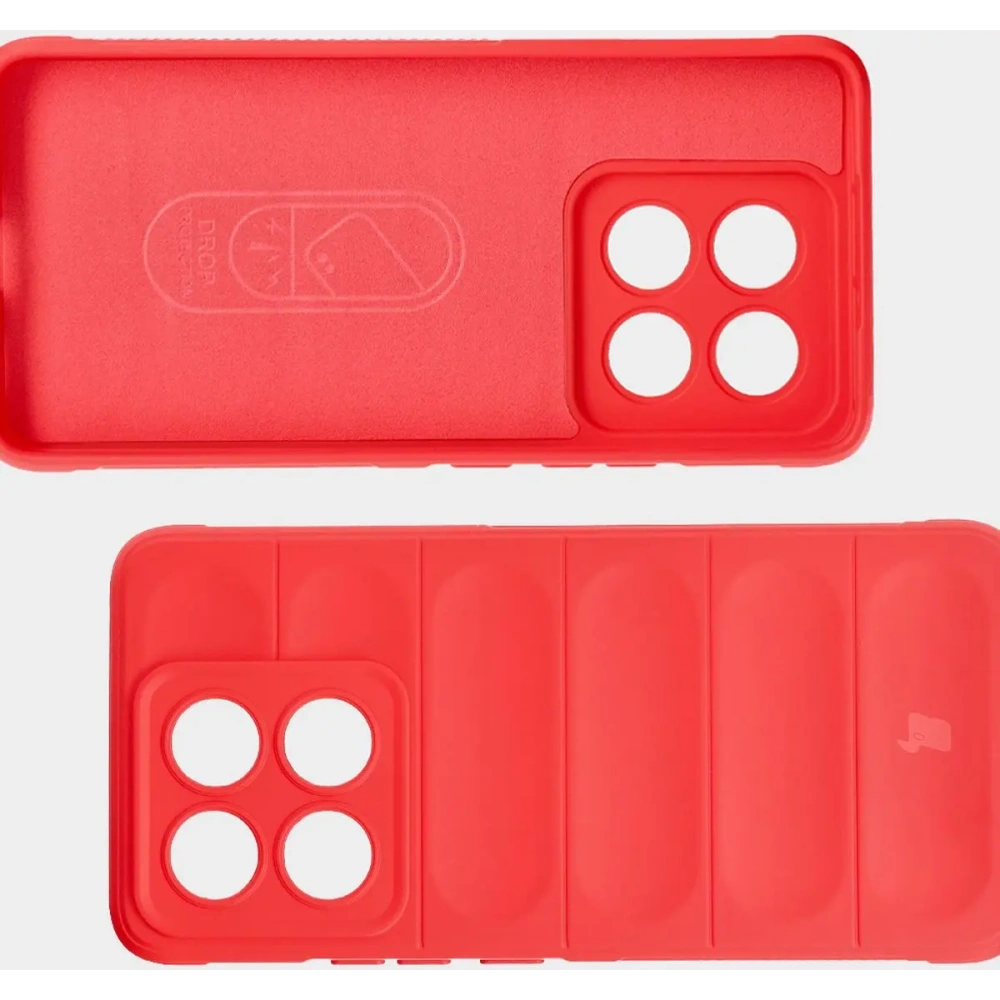 Pancerne etui Bizon Case Tur do Xiaomi 14T czerwone