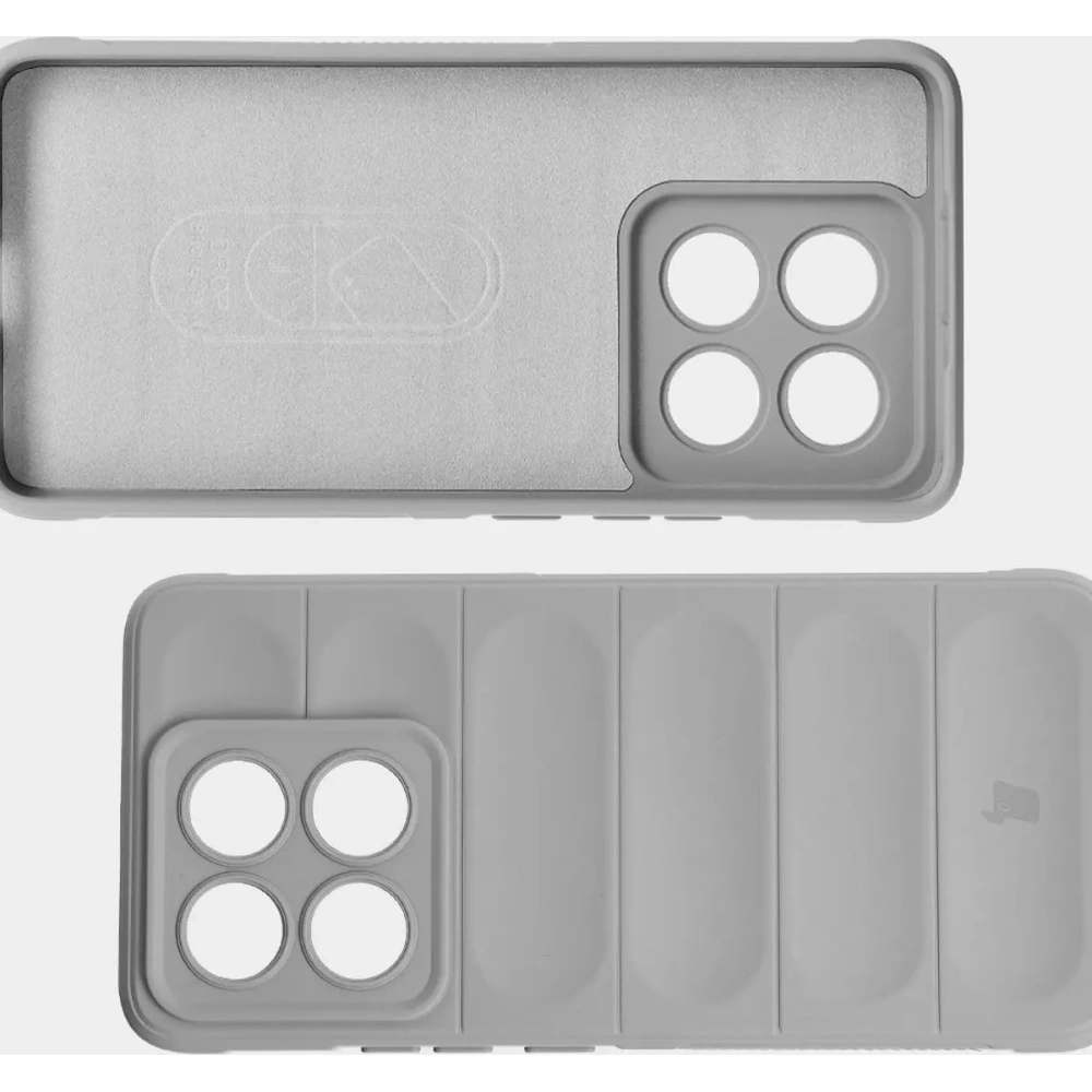 Pancerne etui Bizon Case Tur do Xiaomi 14T jasnoszare