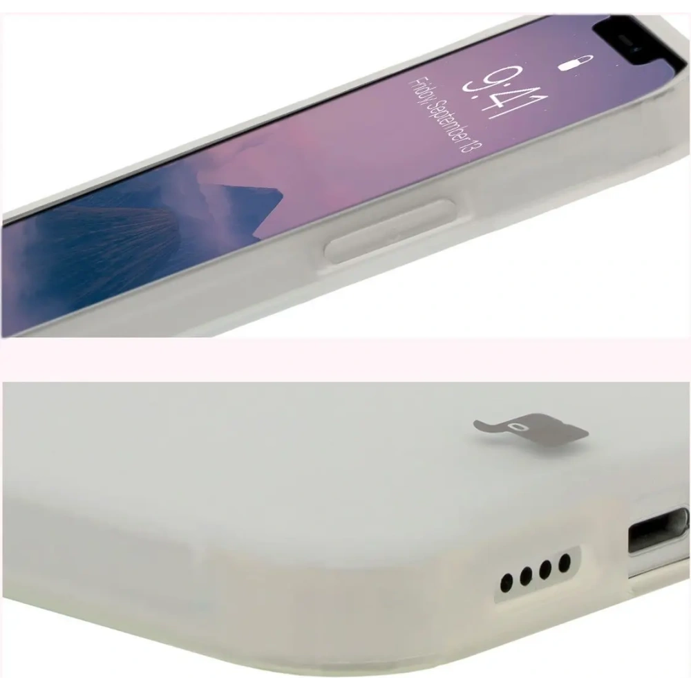 Etui Bizon Case Angelo do Apple iPhone 12 Pro / 12 półprzezroczyste