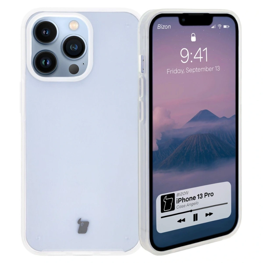 Etui Bizon Case Angelo do Apple iPhone 13 Pro półprzezroczyste