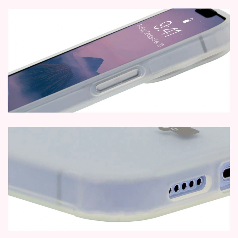 Etui Bizon Case Angelo do Apple iPhone 13 Pro półprzezroczyste