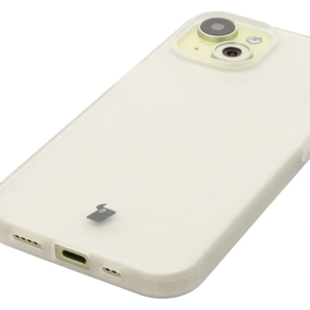 Etui Bizon Case Angelo do Apple iPhone 15 półprzezroczyste