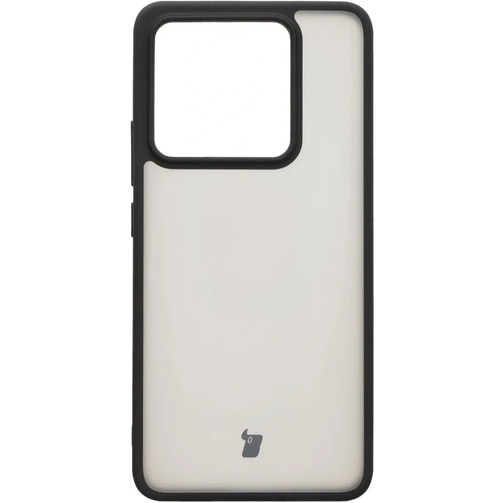 Etui Bizon Case Angelo do Xiaomi 14T przydymione z czarną ramką