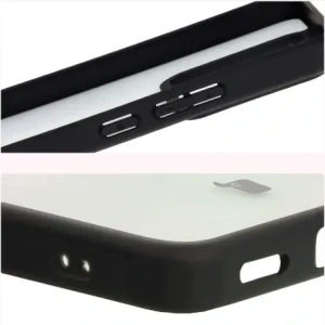 Bizon Case Angelo Xiaomi 14T rauchig mit einem schwarzen Rahmen