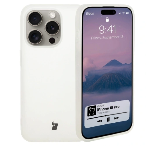 Kup Etui Bizon Case Angelo do Apple iPhone 15 Pro półprzezroczyste - BIZ7072 - {ean13} - Sklep Home Screen