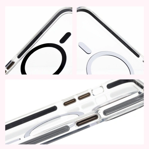 Kup Etui z pierścieniem magnetickým Bizon Case Marco do Apple iPhone 14 Pro Max průhledné s černým rámečkem - BIZ7073 - {ean13} - Sklep Home Screen