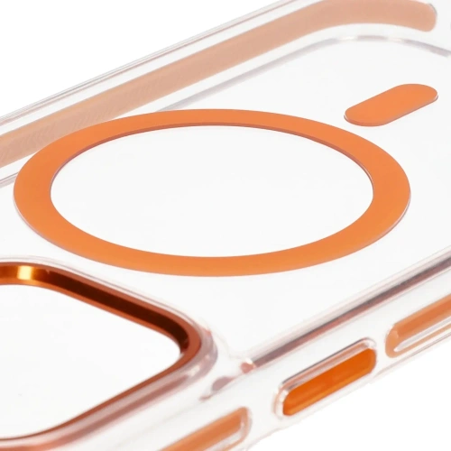 Buy Bizon Case Marco Apple iPhone 15 Pro Max clear with orange frame - BIZ7076 - {ean13} - Home Screen Store Europe