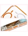 Buy Bizon Case Marco Apple iPhone 15 Pro Max clear with orange frame - BIZ7076 - {ean13} - Home Screen Store Europe