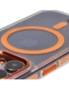 Kup Bizon Case Marco Apple iPhone 15 Pro klar mit orangefarbenem Rahmen - BIZ7077 - {ean13} - Sklep Home Screen