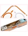 Kup Bizon Case Marco Apple iPhone 15 Pro klar mit orangefarbenem Rahmen - BIZ7077 - {ean13} - Sklep Home Screen