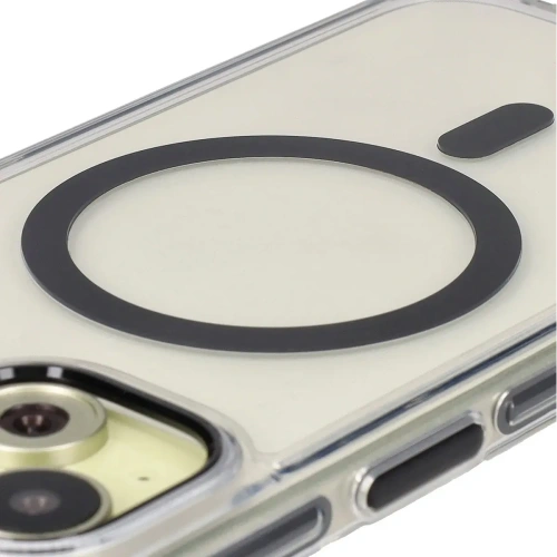 Kup Etui z pierścieniem magnetycznym Bizon Case Marco do Apple iPhone 15 przezroczyste z czarną ramką - BIZ7078 - {ean13} - Sklep Home Screen