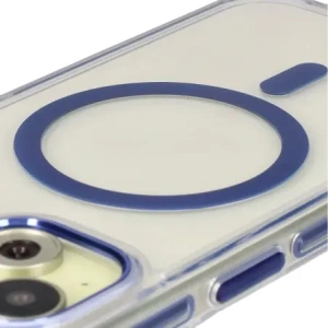 Buy Bizon Case Marco Apple iPhone 15 clear with blue frame - BIZ7079 - {ean13} - Home Screen Store Europe