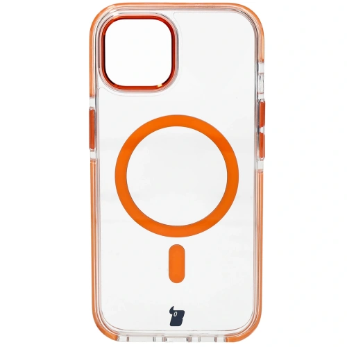 Buy Bizon Case Marco Apple iPhone 15 clear with orange frame - BIZ7080 - {ean13} - Home Screen Store Europe
