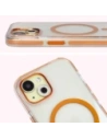 Buy Bizon Case Marco Apple iPhone 15 clear with orange frame - BIZ7080 - {ean13} - Home Screen Store Europe