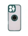 Kup Etui z uchwytem na palec Bizon Case Hybrid Ring do Apple iPhone 16 Pro Max kouřové s tmavě zeleným rámečkem - BIZ7081 - {ean13} - Sklep Home Screen