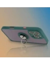 Kup Bizon Case Hybrid Ring Apple iPhone 16 Pro Max rauchig mit einem dunkelgrünen Rahmen - BIZ7081 - {ean13} - Sklep Home Screen